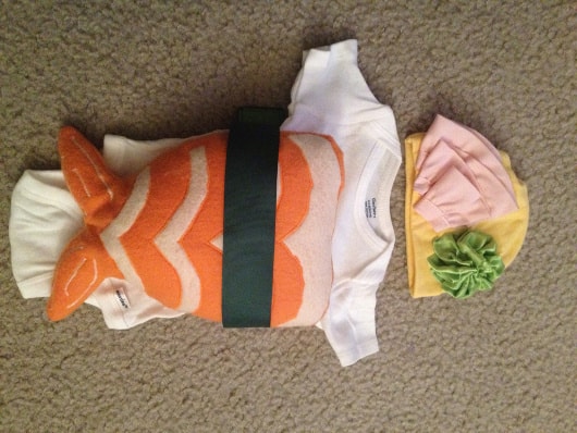 newborn sushi costume