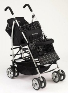 kinderwagon double stroller used