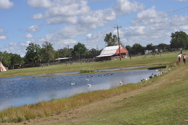 Oil Ranch Lake and Barn