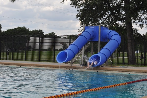 TC Jester Park Pool Slides