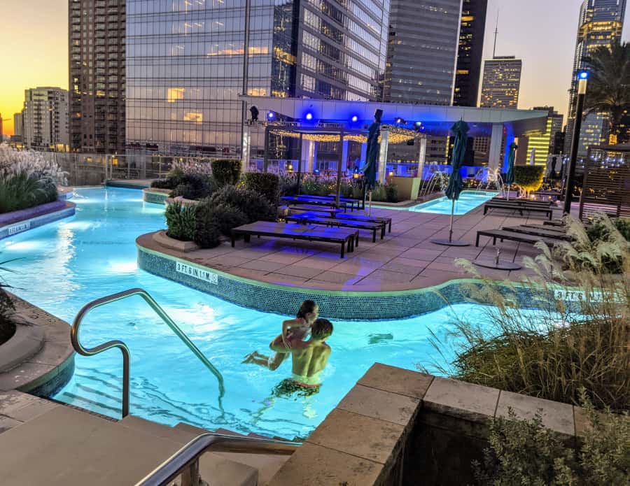 Lazy River Lights at Marriott Marquis Houston!