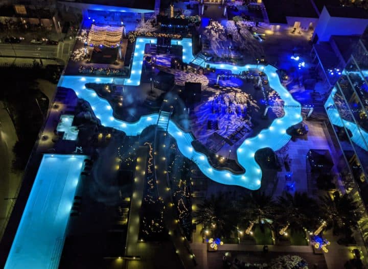 Lazy River Lights at Marriott Marquis Houston!