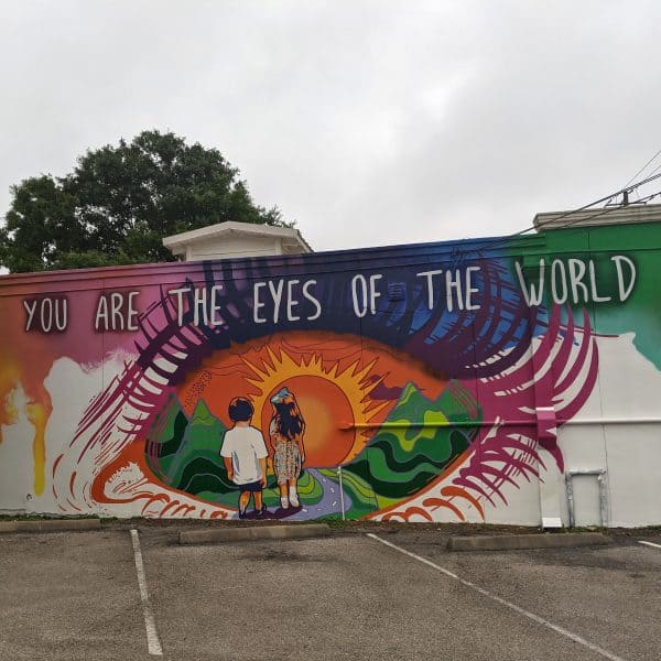 You are the Eyes of the World Mural - JillBJarvis.com