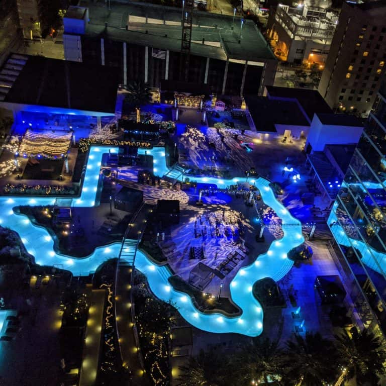 Lazy River Lights at Marriott Marquis Houston!