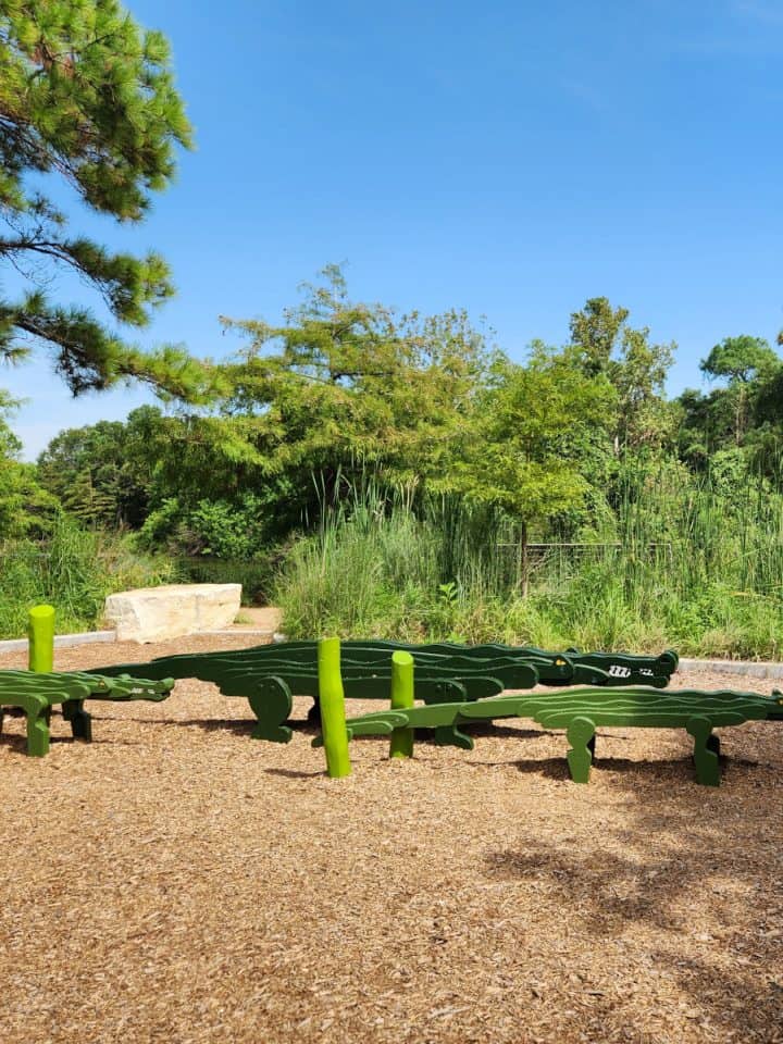 Hermann Park Alligator Playground